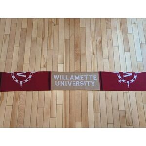 WILLIAMETTE UNIVERSITY BEARCATS Ruffneck 60" Acrylic College Scarf